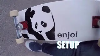 ENJOI BOARD SETUP WITH NEW SPITFIRE WHEELS