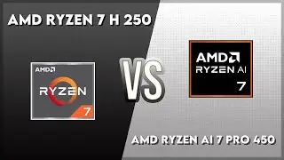 AMD Ryzen 7 H 250 vs AMD Ryzen AI 7 Pro 450 Technical Comparison