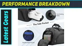 Smart 40L Gym Duffle Bag: Your Perfect Sports & Travel Companion