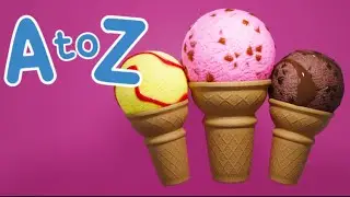 A-Z of Ice Cream Flavours for Kids - Ice Cream Alphabet