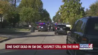 One shot dead in SW OKC, suspect still on the run