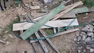 Trabalhando no muro // Muro quase tudo concluído 🫡
