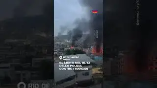 Rio de Janeiro, 64 morti nel blitz della polizia contro i narcos