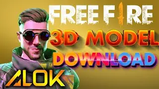 DJ ALOK - Free Fire 3D Model Download - Blender - OBJ - Alok 3d Model