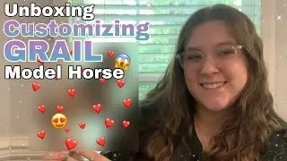 Unboxing a CUSTOMIZING GRAIL Model Horse!! Rare Breyer Model Horse For Customizing