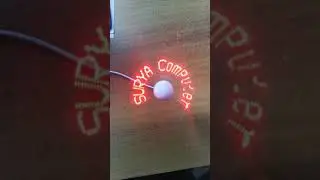 Programmable led fan demonstration | Usb Led fan with Programmable cd for customised message.
