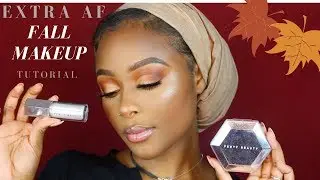 EXTRA AF FALL MAKEUP FT. FENTY DIAMOND BOMB + MILK |YASMINE SIMONE