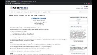 1605C Dominant Character||Codeforces Round #754 (Div. 2)||String||Brute force