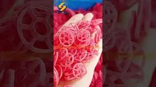 Semi finished Prawn cracker manufacturing equipment -- home frying snack pellet