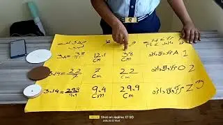 the value of Pi . Iqra Urdu Primary school Class VII C, Wasif ur rahman