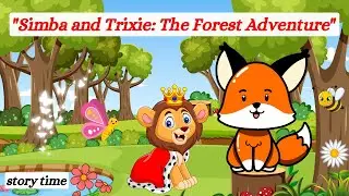 simba and trixie: the forest adventure | kids story in english | moral story for kids |@krumblekids