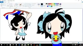 Pimpreem กับวิธีวาดรูป Pwoerpuff Girls โดยใช้โปรแกรม Paint