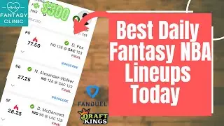 Nba most optimized lineups on Draftkings and Fanduel (Feb 8 2021)