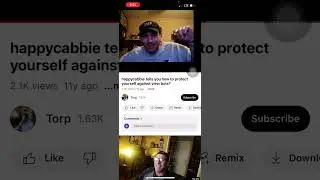 Happycabbie spilled the beans to all the trolls
