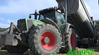 SILAGE TRANSPORT with FENDT 926 FAVORIT & RAVIZZA Jumbo 200 - INSILATO 2015