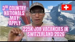 SWITZERLAND IS HIRING NOW! #india #indonesia #philippines #switzerland #job #hiring #visa