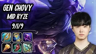 Gen Chovy Mid Ryze SoloQ Replay 20250925