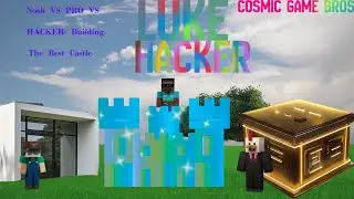 Minecraft: Noob vs Pro vs Hacker – Building the Best Castle! | Nintendo Switch 2 | Cosmic Game Bros