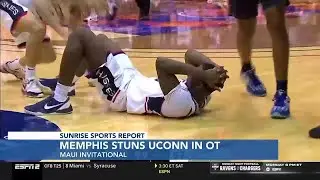 Sunrise Sports: Memphis stuns UConn in OT, Kahuku vs. St. Louis, SJSU volleyball ruling