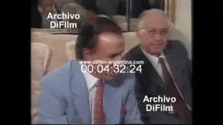 DiFilm - Carlos Menem no existe enfrentamiento con Duhalde (1997)