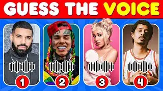 Guess Who is singing🎵⭐Guess the rapper | (99.9% Will Fail) | Hard Quiz | Music Quiz 2025