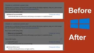 How to Enable Windows 10 Missing  Ultimate Performance Power Plan