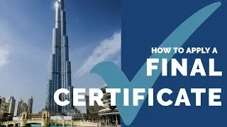 How An Application For Final Certificate Is Done