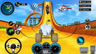 Гонки на монстр-траках | Мобильный геймплей BeamNG Drive | Геймплей игры Monster Truck для Android
