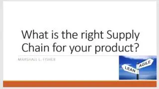 Supply Chain Strategies