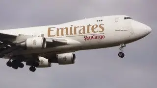 Emirates SkyCargo B747-400F - Landing at Copenhagen Airport! (HD)