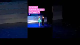 🎤 Onstage Question at Miss North Carolina&rsquo;s Teen! 💫 #delilahclaire #mao #pageant