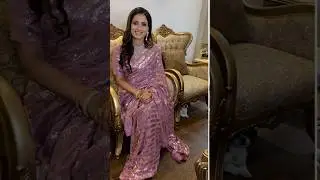 CELEBRITY STYLE SEQUENCE SAREE COLLECTION BY NICE CREATION. *SAREE FABRIC :* Heavy Georgette #saree