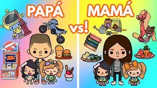 PAPÁ vs MAMÁ 3 Situaciones Graciosas en Toca Life World con Ruth