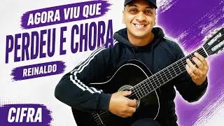 VIOLÃO PAGODE - Reinaldo - Agora Viu Que Perdeu e Chora | Cifra |