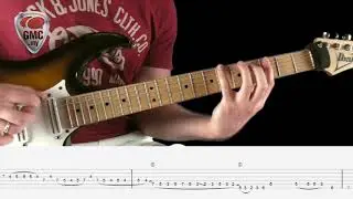 Guthrie Govan Lick w/ tabs & backing