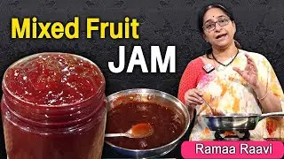 Homemade Mixed Fruit Jam Recipe 🍓 | Easy & Healthy Jam By Ramaa Raavi