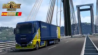 ETS 2 - MAN TGX from Portugal to Spain | Max2712 MAN D2676 engine sounds