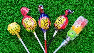 3XL Super PIN POP Gum Lollipops !  | 3 Rainbow PIN POP Lollipop ASMR Cutting & Opening #candyland