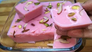 China Grass | Iftar Special Desert | Agar Agar Milk Pudding Recipe | Ghaas ka Halwa Recipe