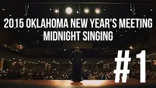 2015 Oklahoma New Year's Meeting Midnight Singing #1
