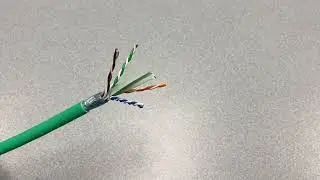 Cat6A Shielded Riser Cable Close Up | Infinity Cable Products