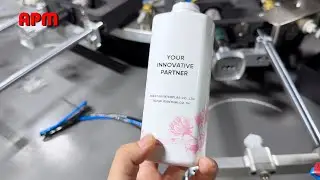 CNC106 automatic servo screen printing machine for square bottle