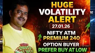 «Ожидается огромная волатильность 🔥 27.01.26 | Премия NIFTY ATM 240 | Покупателям опционов предпо...