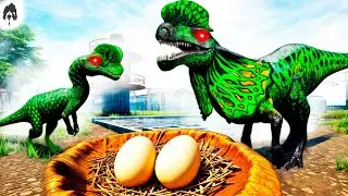 the isle - Saindo do Ovo! Bebê Dilo Jurassico: Minha Mãe Se Sacrificou Pra Me Salvar!