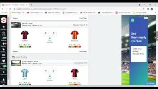 Serie A Game Week  34 Predictions