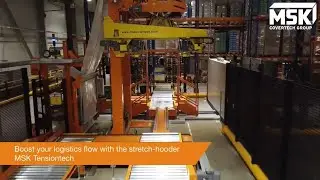 Stretch-hooding of picked to order pallet in warehouses