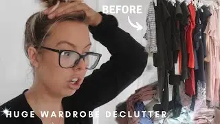 HUGE WARDROBE DECLUTTER | SPRING/SUMMER 2020 | CLEANING MOTIVATION | I have a melt down..