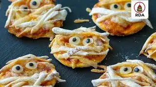Mini PIZZAS MOMIA de HALLOWEEN #84