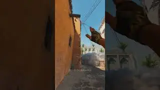 SHORT SELF POP FLASH ON DUST 2 #shorts #cs2