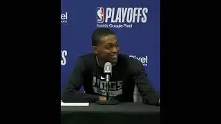 De'Aaron Foxx speaks on how hard is to guard Steph Curry #nba #playoffs #nbaplayoffs #